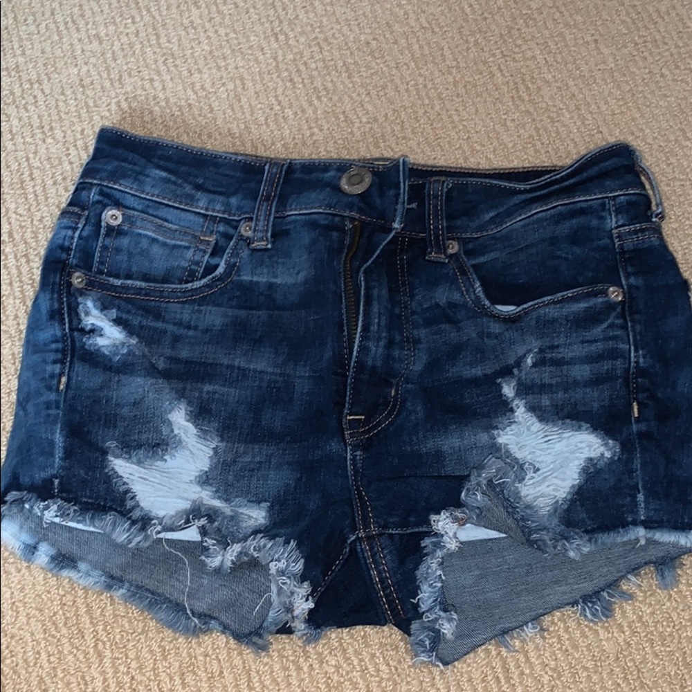 Denim jean shorts